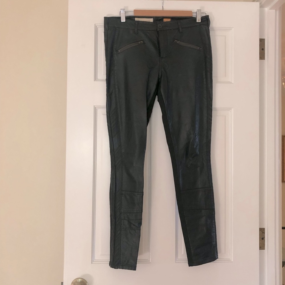 Anthropologie Pilcro Pleather Pants